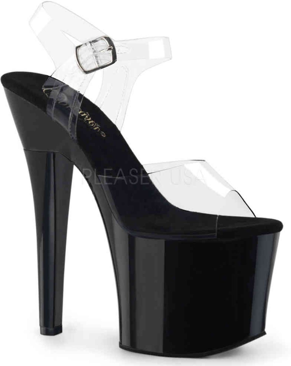 EU 36 = US 6 | RADIANT-708 | 7 Heel, 3 1/4 PF Ankle Strap Sandal